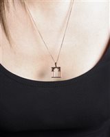 Pendant Loving Palladio  3D in Silver GRR02 SERLIANA - GRR02 SERLIANA